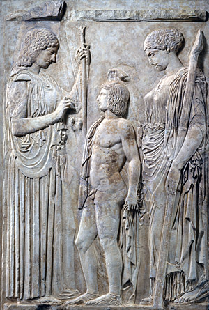 Déméter, Perséphone et Triptolème