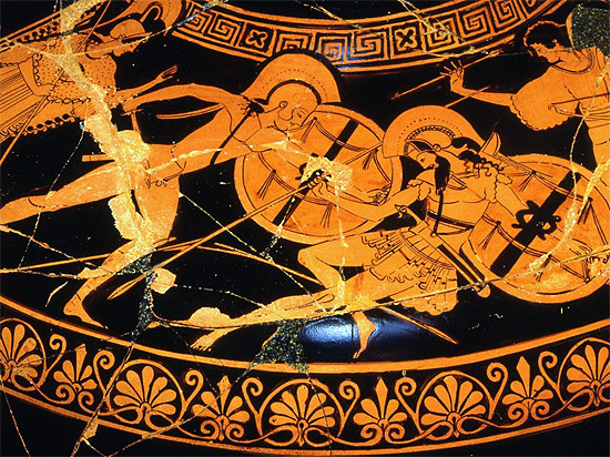 Le combat d'Achille et d'Hector