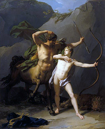L'éducation d'Achille par Regnault