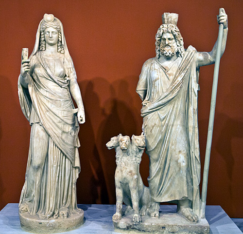 Perséphone et Hadès aux Enfers